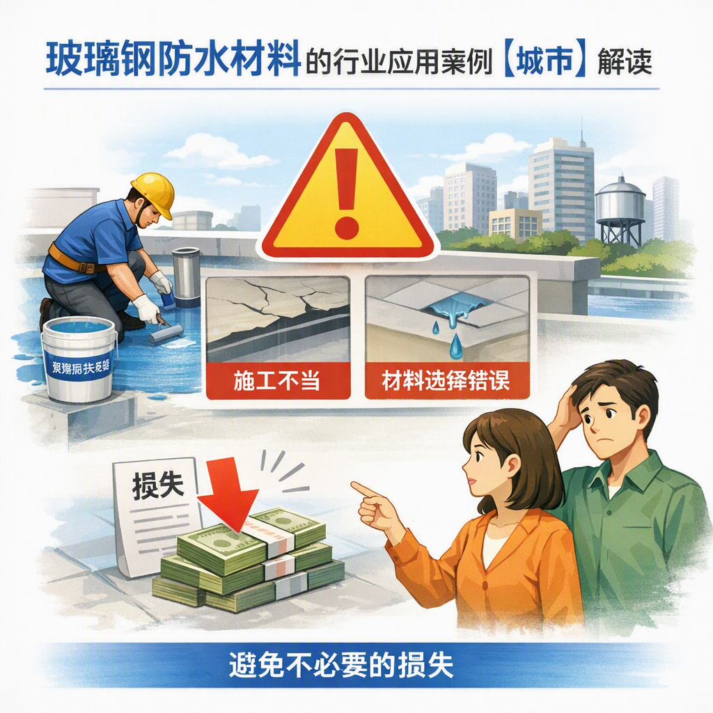 玻璃钢防水材料的行业应用案例,延边解读